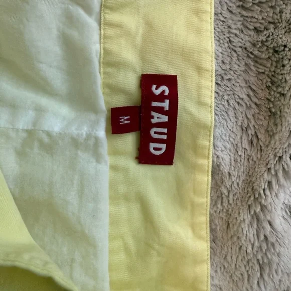 Staud Yellow Tiered Skirt - Picture 4 of 4